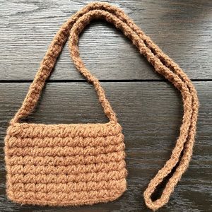 Crochet coin purse/shoulder bag